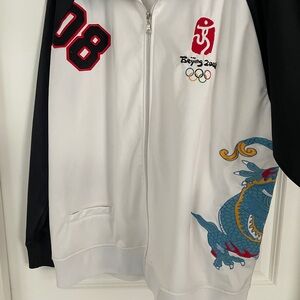 Beijing 2008 Olympics Jacket in White and Black